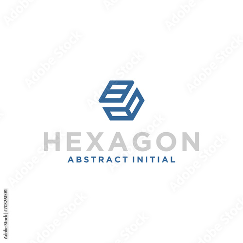 bb hexagon logo design