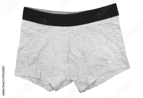 Men's briefs boxers isolated on white, Men's underwear