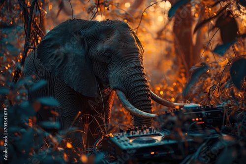 Jungle Rave Beats with Elephant