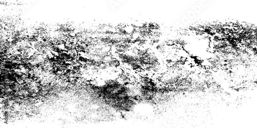 Black and white texture Rust​y​ old damaged​ to​ surface​ wall​ for​ background. Distress or dirt white and gray damage effect overlay concept.
