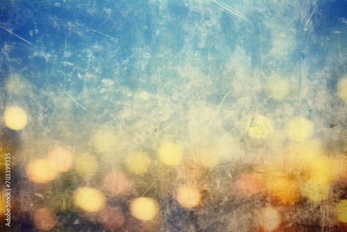 Abstract gold and blue color Grunge texture blurred