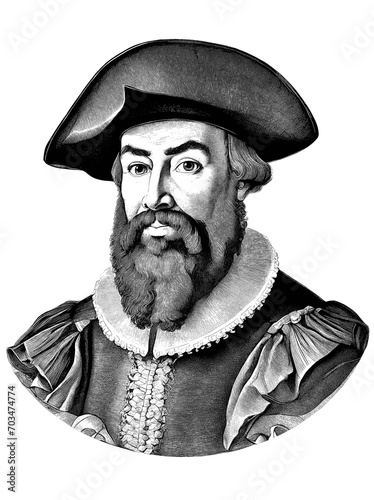 Ferdinand Magellan (1480 – 1521), generative AI 