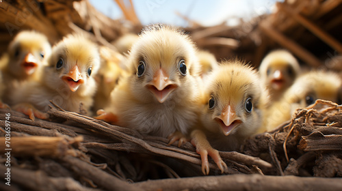 baby chicken and ducklings