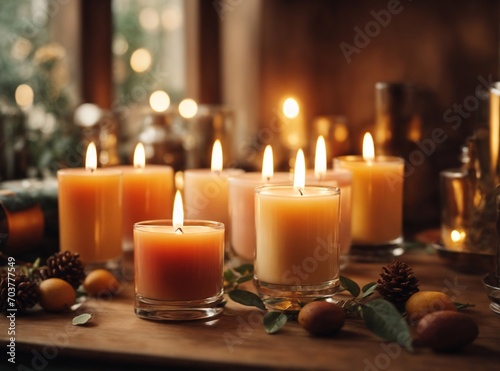candles and decorations