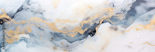 Marble background in shades of white and gold and gray for a glamorous Generative AI