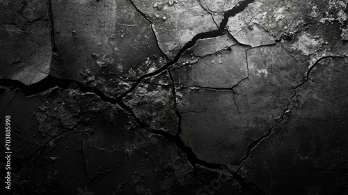 Abstract Grunge Cement Wall Background Texture in Dark Grey Tones