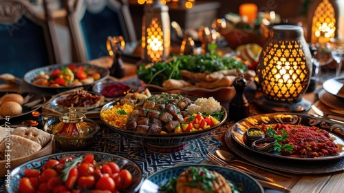 Grand Eid al-Adha Feast Table