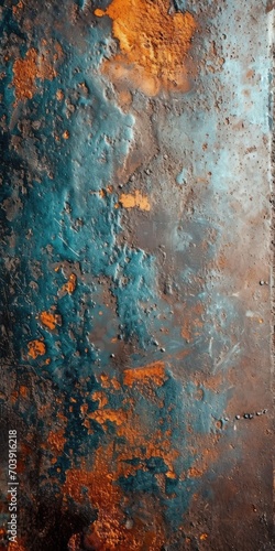 Grunge Background Texture in the Style Chrome & Copper - Amazing Grunge Wallpaper created with Generative AI Technology