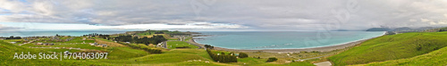 Kaikoura New Zealand peninsula panorama