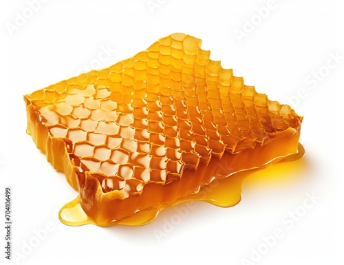 Close-up image of a honeycomb