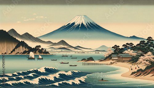 浮世絵（Ukiyoe）／富士山