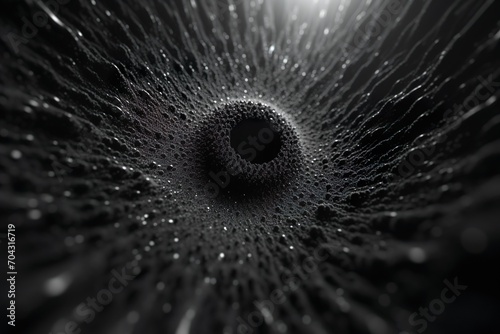 Intricate Black and White Abstraction Fine Art Prints Unsplash Image Mysterious Atmosphere WITH HOLE