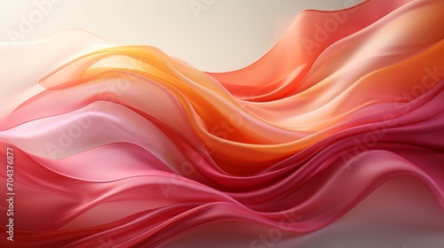 Aesthetic duotone wavy yellow and pink futuristic gradient