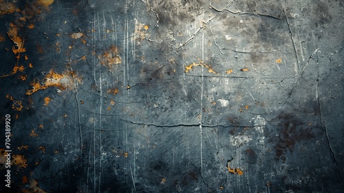 metal and grunge background with scratches and stains