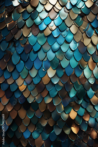 blue dragon scales texture background
