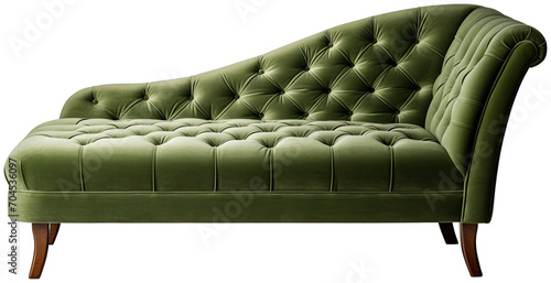 Olive green daybed illustration PNG element cut out transparent isolated on white background ,PNG file ,artwork graphic design.