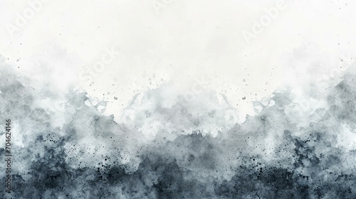 Subdued watercolor wash in shades of gray and white, providing a versatile and calming banner background. [Gray watercolor tranquility]