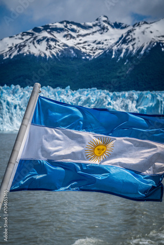 The imposing Perito Moreno glacier in Argentine Patagonia