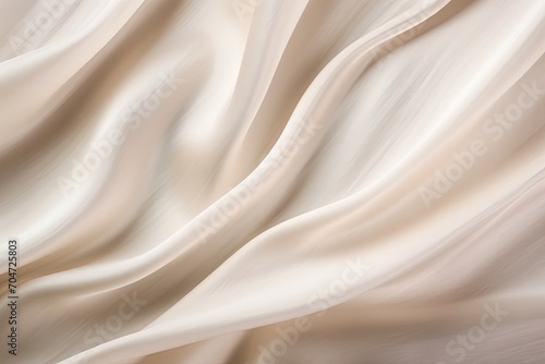 Beige tablecloth texture background.