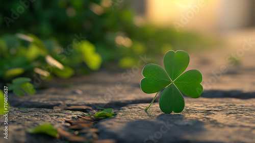 Generative AI, Symbol of good luck: meaning and legend of the four-leaf clover