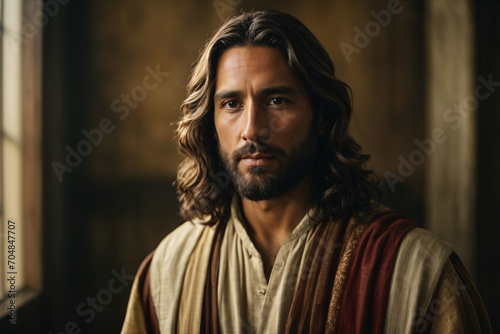 Portrait of Jesus Christ recreated by an artificial intelligence