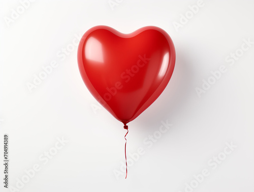 luftballon rot herzform valentinstag liebe symbol helium ballon herz herzform