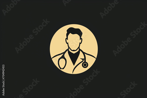 Elegant and unique doctor logo.