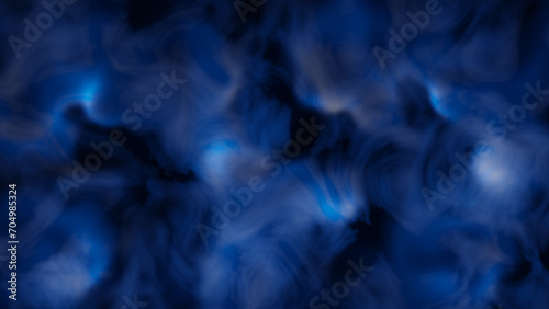 blue smoke on black