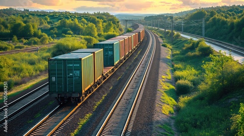 Railway freight train