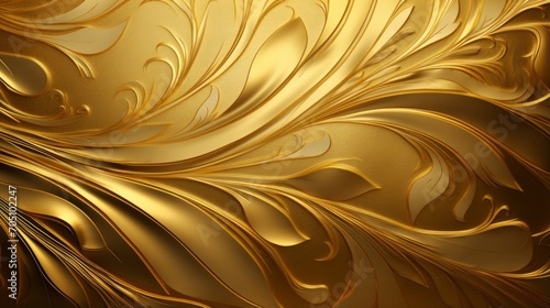 Majestic gold texture radiating richness