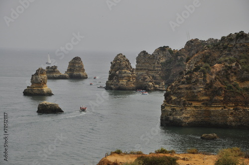 Skaliste, słoneczne wybrzeże Algarve, Portugalia