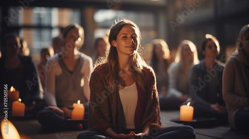 Calm and peaceful meditation