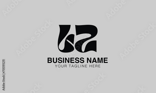 LZ l lz initial logo | initial based abstract modern minimal creative logo, vector template image. luxury logotype logo, real estate homie logo. typography logo. initials logo