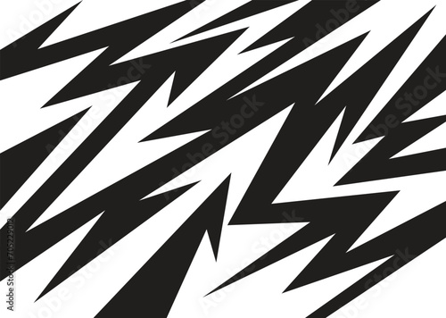 Abstract background with diagonal sharp and spike line pattern