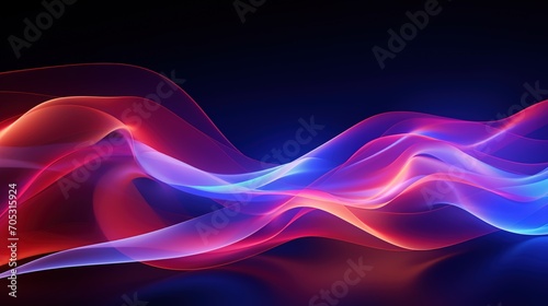 Colorful abstract background with smooth and dynamic waves