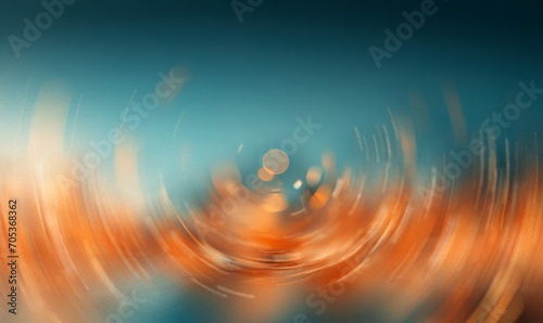 Color gradient and fluid flow circulation effect abstract background. Modern trend chromatic blue and gold liquid color flow gradient background