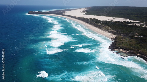 Fraser Island Coastline Beach, Queensland, Australia