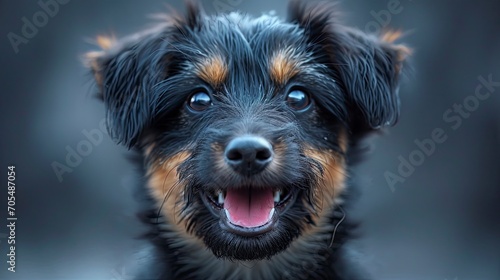 Smiling Puppy Australina Shepherd Five Months, Desktop Wallpaper Backgrounds, Background HD For Designer