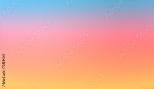 Workspace for creators and designers. Iridescent gradient. Copy space, working area. Brochure. Gamma. Inlay. Spectrum. Blurred tonal transition. Color graduation. Backdrop. Blue, pink, purple, yellow