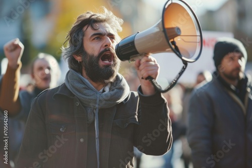 Industrial action strike: workers unite for rights and change, a powerful demonstration of solidarity and discontent, labor relations advocating for improved working conditions fair treatment.