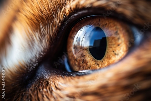Cat's eye close-up