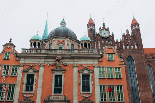Royal Chapel St Mary's Church Basilica of the Assumption of the Blessed Virgin Mary Gdansk Poland. Grobla street
