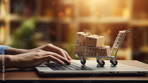 Online Shopping and Customer Experience - E-commerce Concept