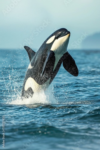 orca whale jumping out of the water