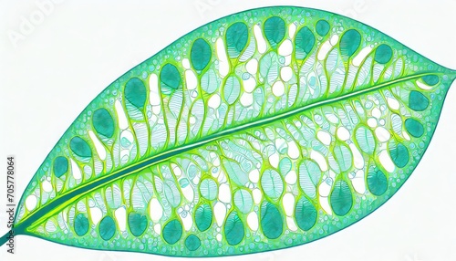 Macro bubble leaf