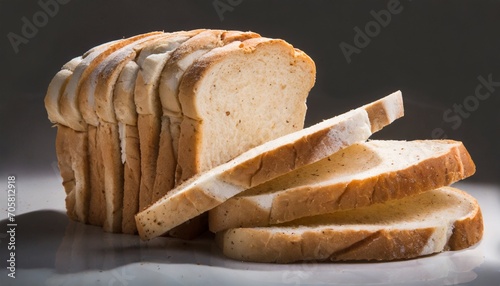 sliced bread isolated