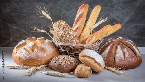 composition of various breads