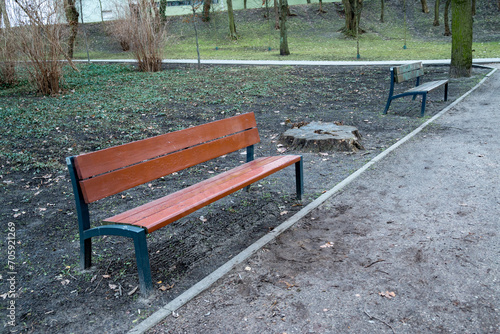Ławka w parku