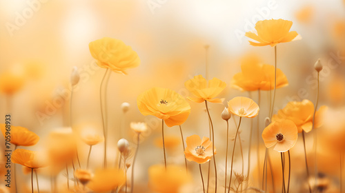 background with flowers ideal for spring or graphic colorful space to place texts