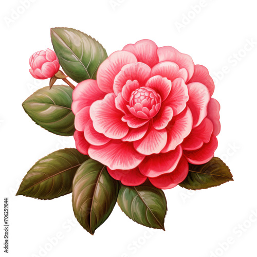 Beautiful camellia flower